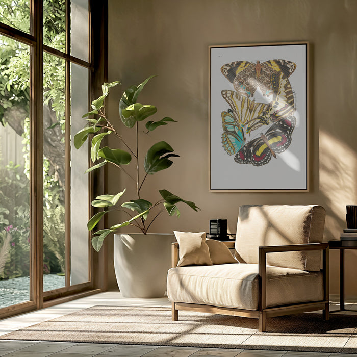 Butterflies 10 Framed Art Wall Decor