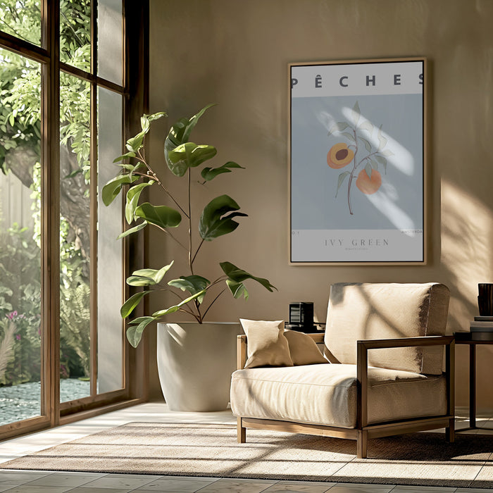 Peaches Framed Art Modern Wall Decor