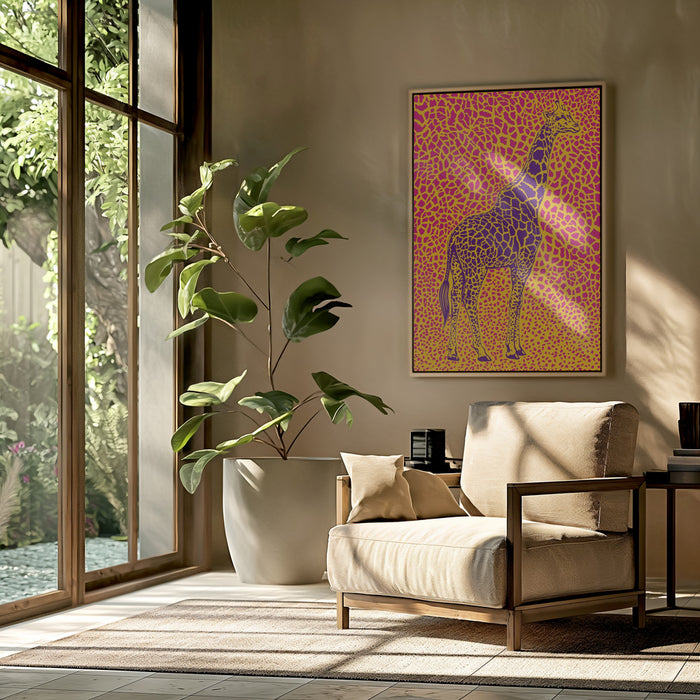 Giraffe Majestic Framed Art Wall Decor