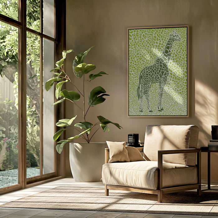 The Majestic Giraffe Framed Art Wall Decor