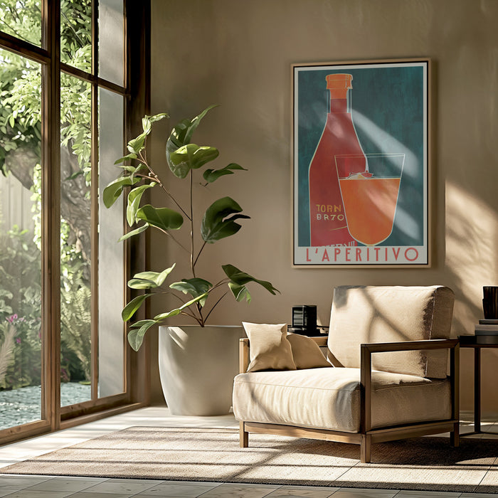 L&#039;aperitivo Framed Art Wall Decor