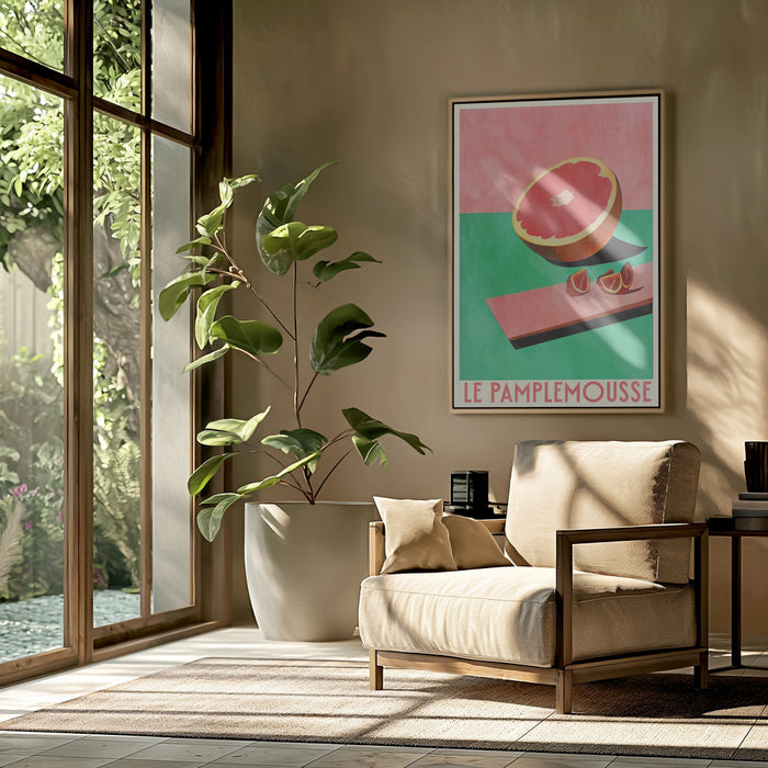 Le Pamlemousse Framed Art Modern Wall Decor