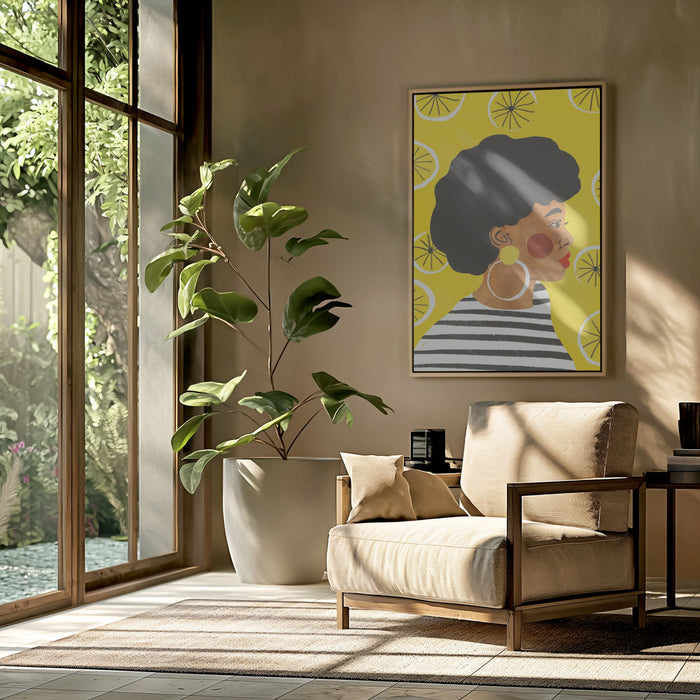 Lemonade Framed Art Wall Decor