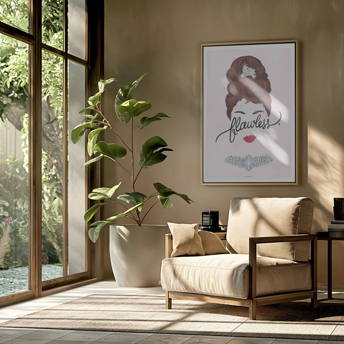 Flawless Audrey Framed Art Wall Decor