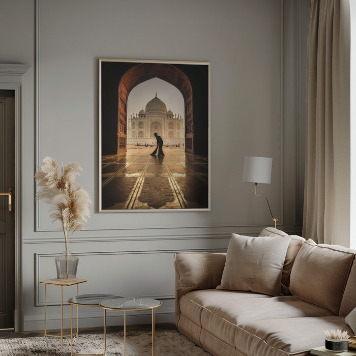 taj mahal cleaner Framed Art Modern Wall Decor