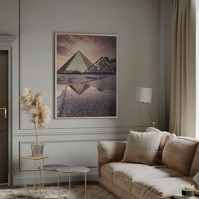 Triangular value Framed Art Wall Decor