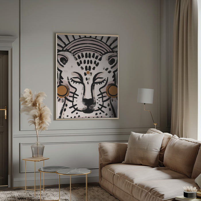 Tiger (Light Version) Framed Art Modern Wall Decor