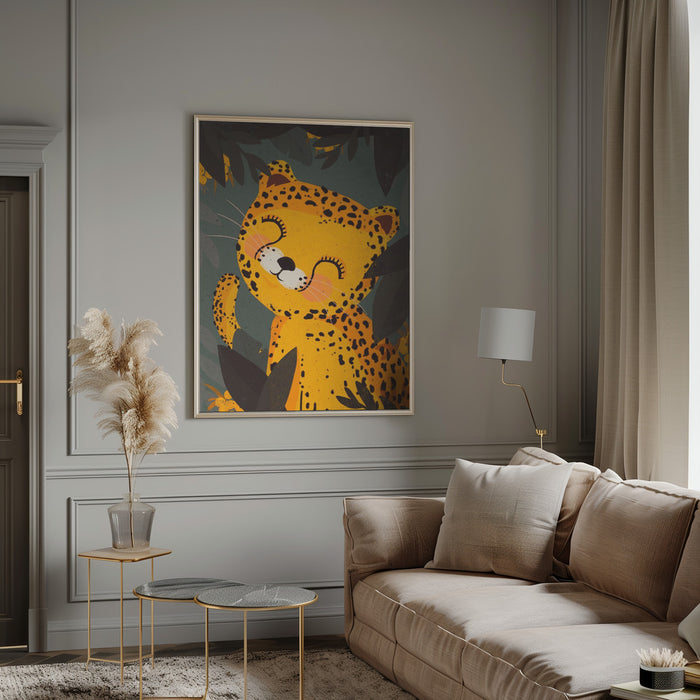 Little Leo Framed Art Modern Wall Decor