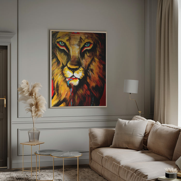 Because Gazelle is too beautiful to kill Framed Art Modern Wall Decor