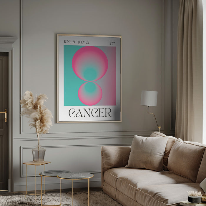 Cancer Framed Art Modern Wall Decor