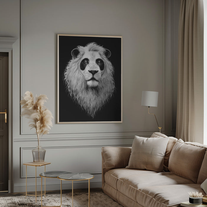 PANDALION Framed Art Modern Wall Decor