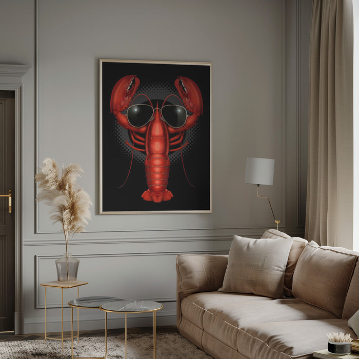 cool lobster Framed Art Modern Wall Decor