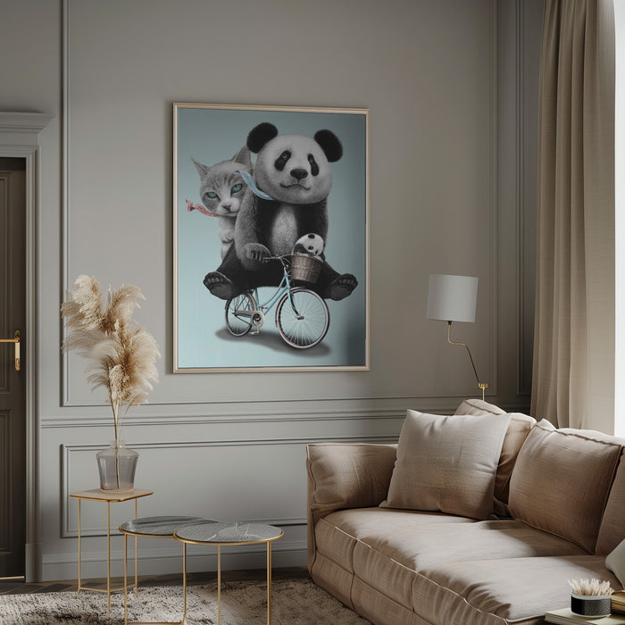 best friends go riding Framed Art Wall Decor