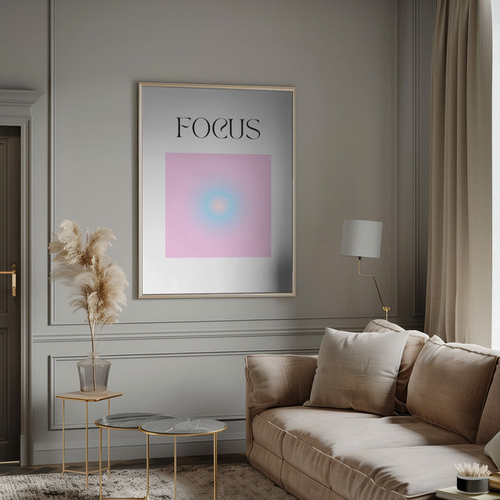 Motivational Aura Poster Framed Art Modern Wall Decor