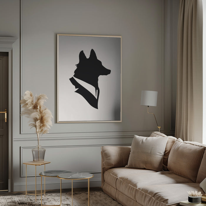 Monsieur Renard Framed Art Wall Decor