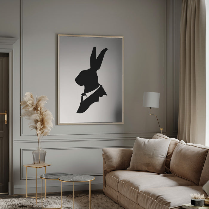 Monsieur Lapin Framed Art Wall Decor