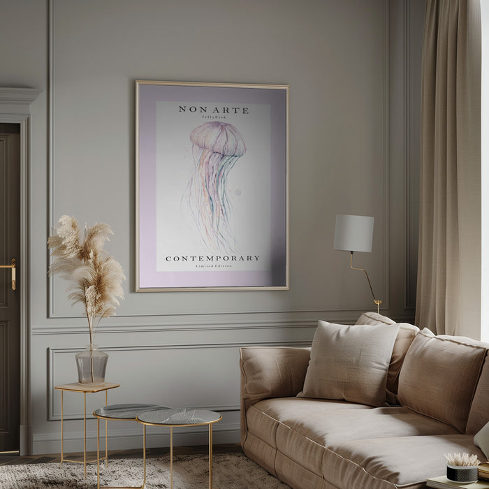 Non Arte Jellyfish Framed Art Wall Decor