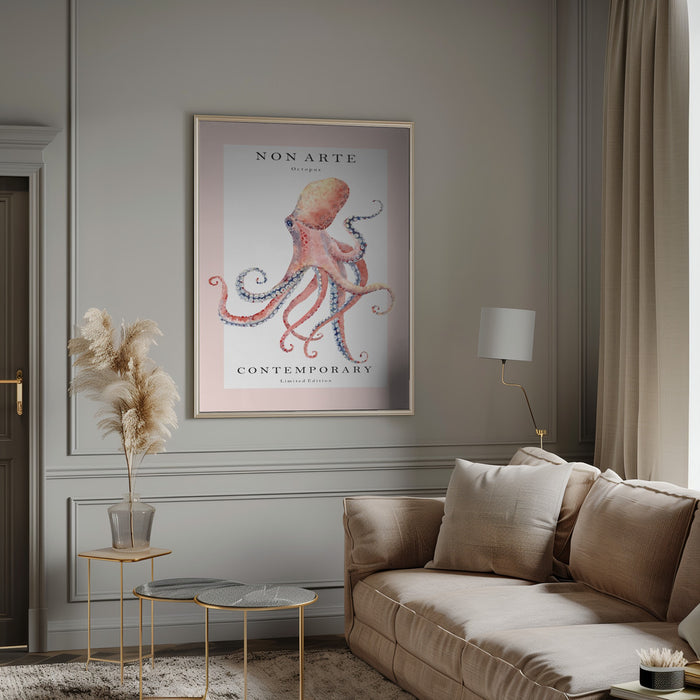 Non Arte Octopus Framed Art Wall Decor