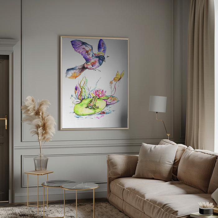 Thumbelina Framed Art Wall Decor