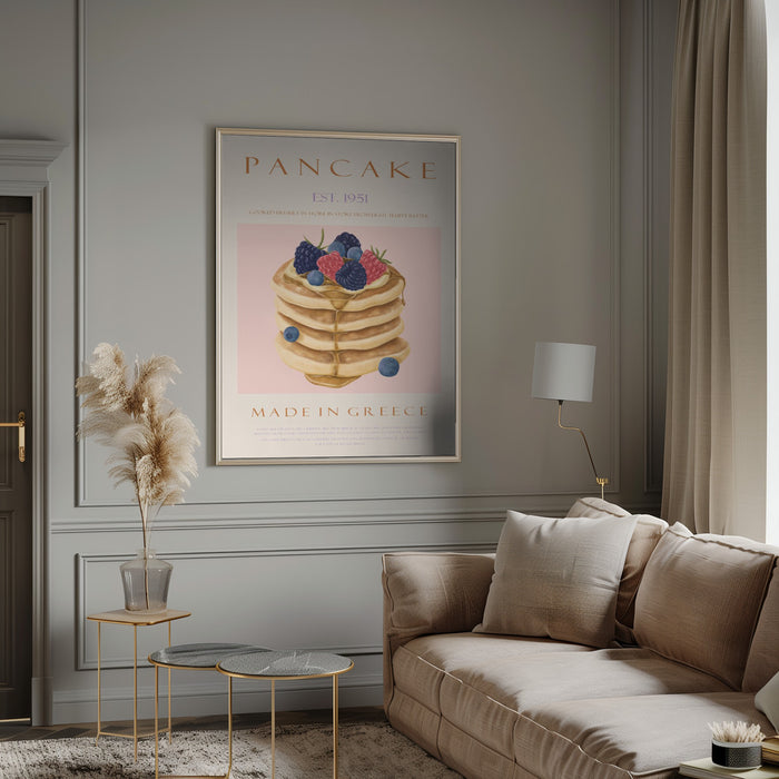 Pancakes Est. 1951 Framed Art Wall Decor