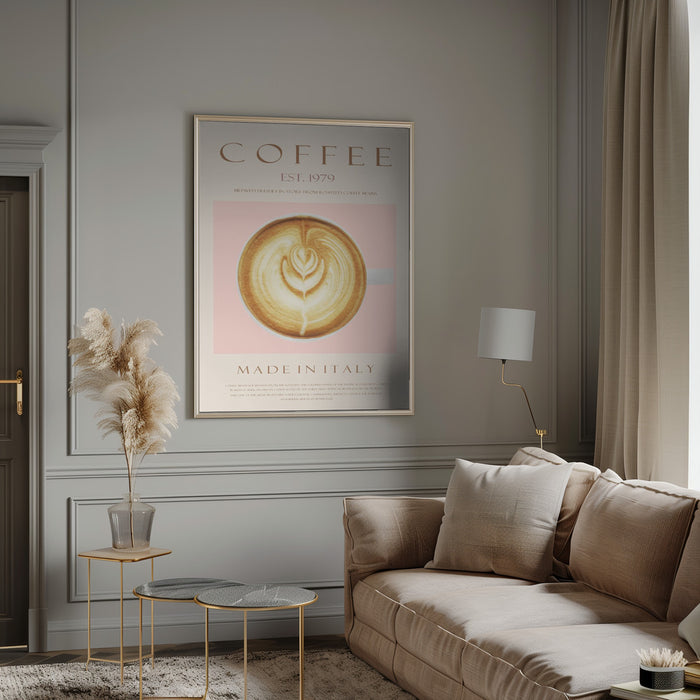 Coffee Est. 1979 Framed Art Wall Decor