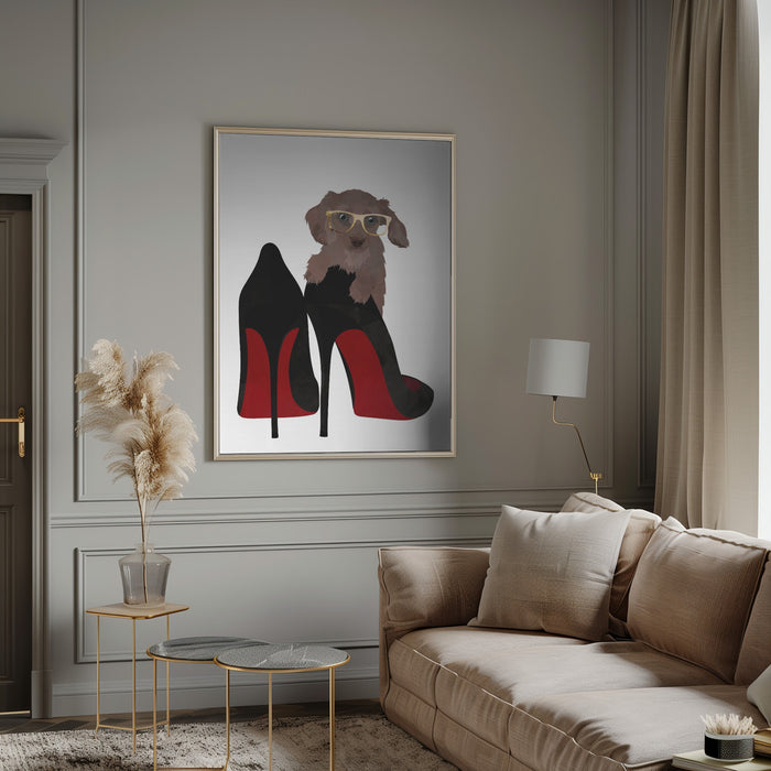 Daschand Shoe Framed Art Modern Wall Decor