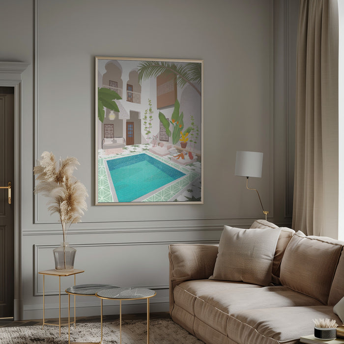 Riad Framed Art Modern Wall Decor