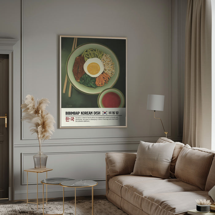 Bibimbap Framed Art Wall Decor