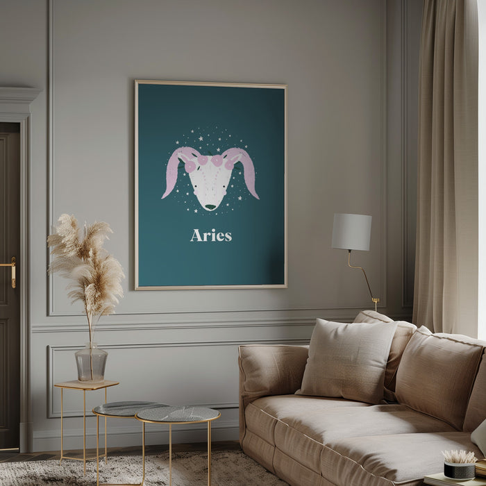 Aries Framed Art Wall Decor