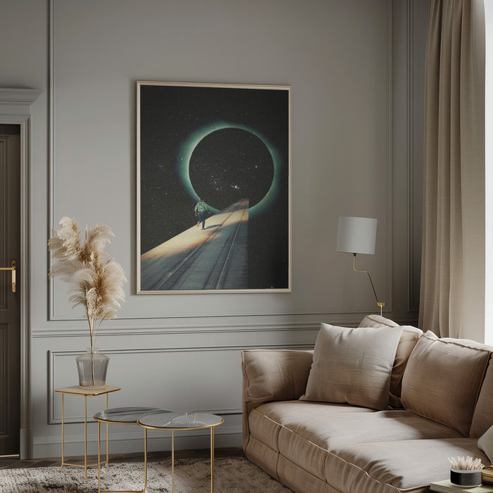 Escaping Into the Void Framed Art Wall Decor