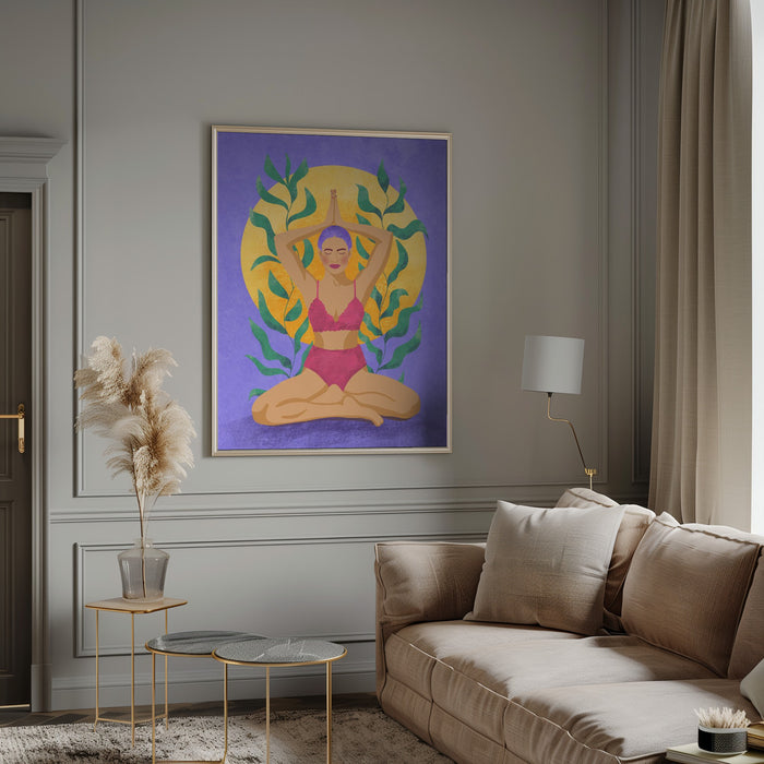 Meditation Framed Art Wall Decor