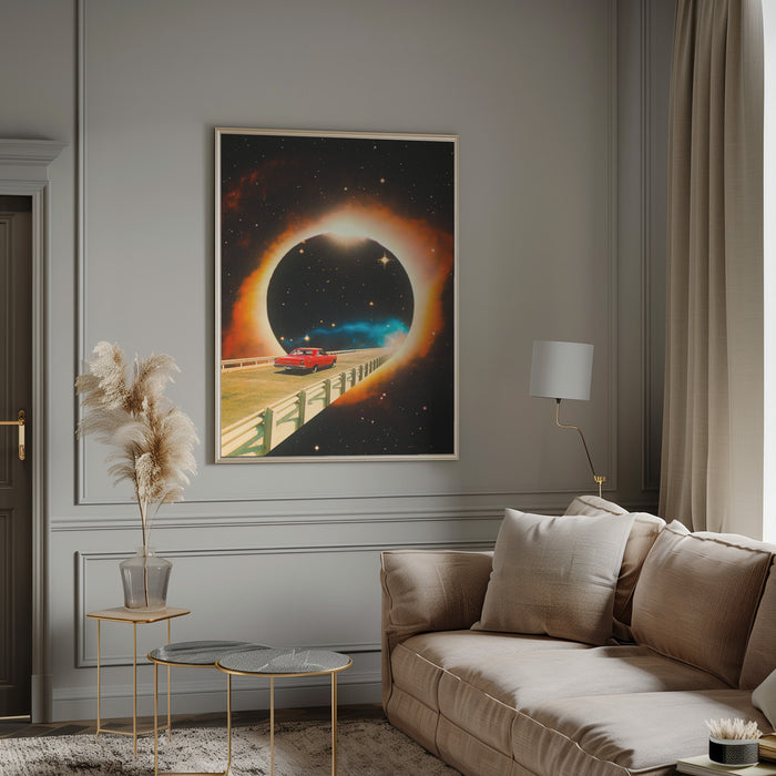 A Space Journey Begins Framed Art Modern Wall Decor