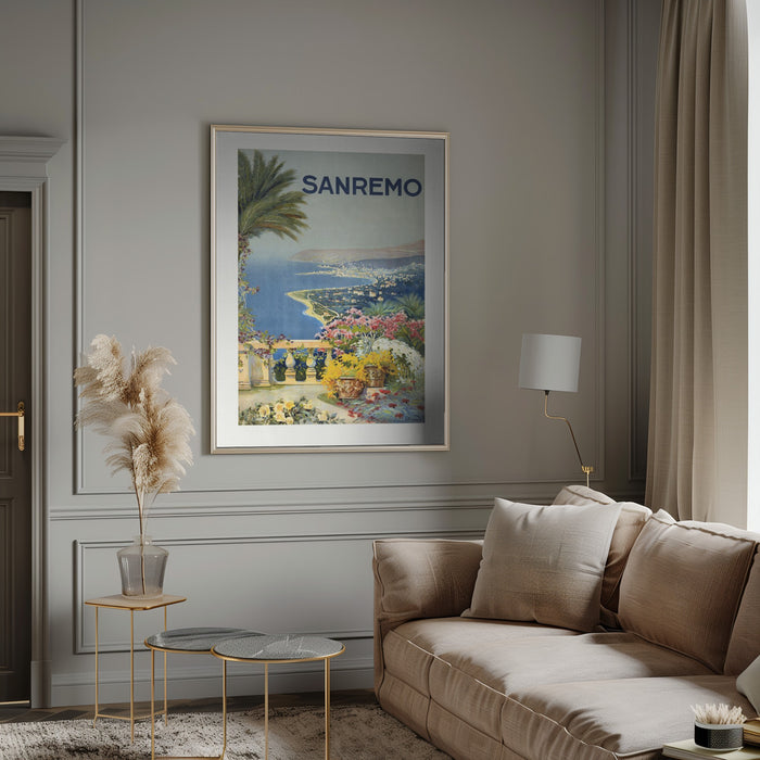 Sanremo : Alicandri Roma Framed Art Modern Wall Decor