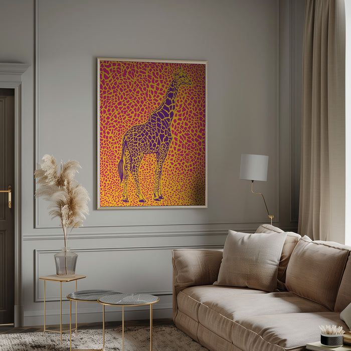 Giraffe Majestic Framed Art Wall Decor