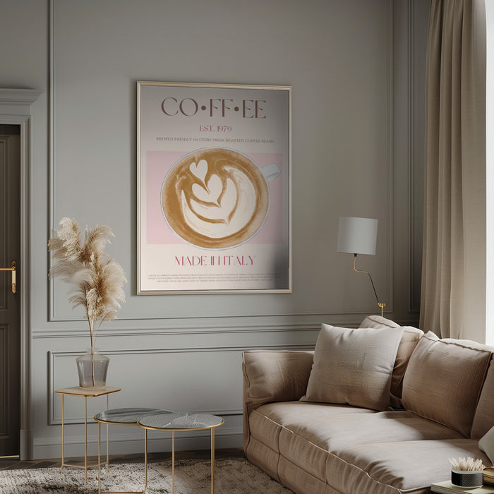 Coffee Framed Art Wall Decor