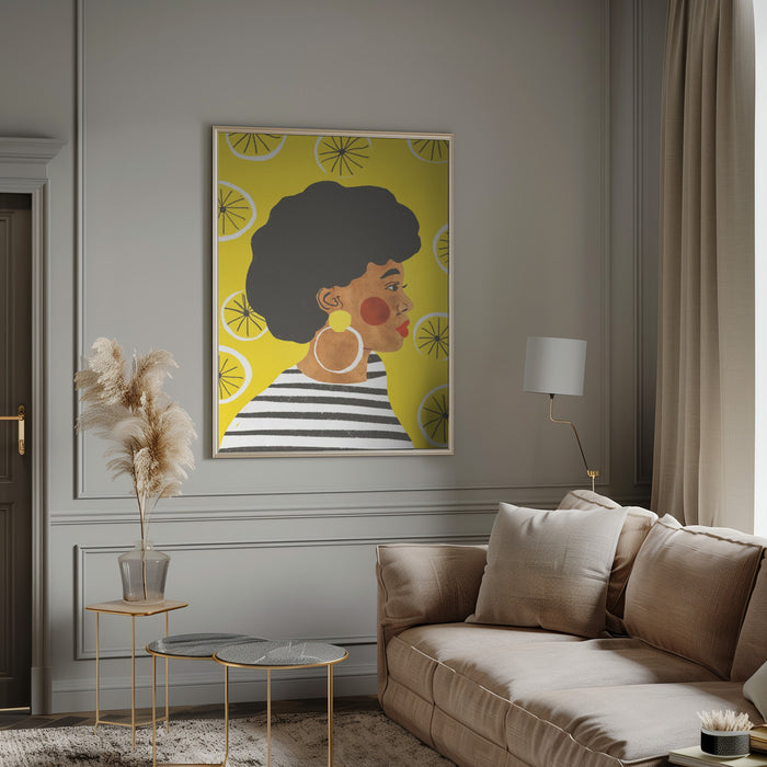 Lemonade Framed Art Wall Decor