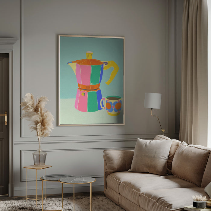 Cup of coffee Framed Art Wall Decor