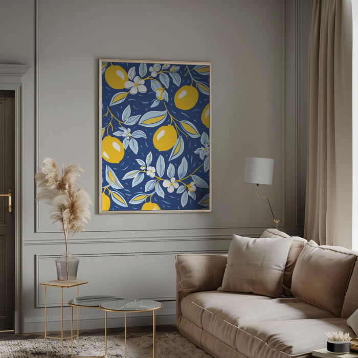 Italien Lemons 2 Framed Art Wall Decor