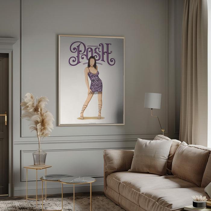 Posh Spice Framed Art Wall Decor