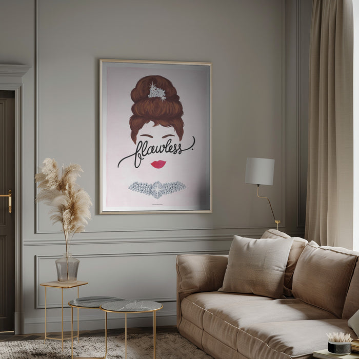 Flawless Audrey Framed Art Wall Decor