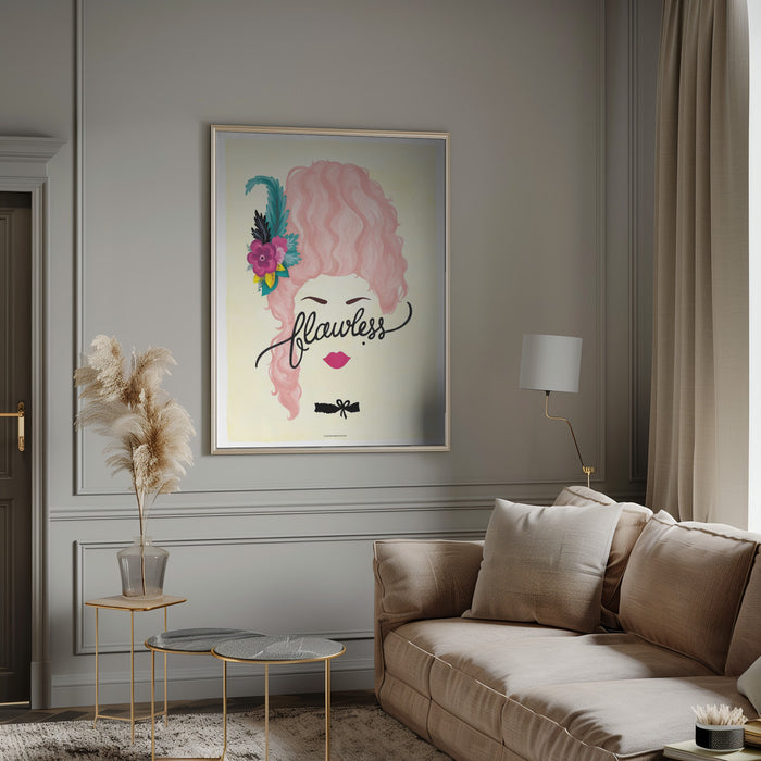 Flawless Marie Antoinette Framed Art Wall Decor