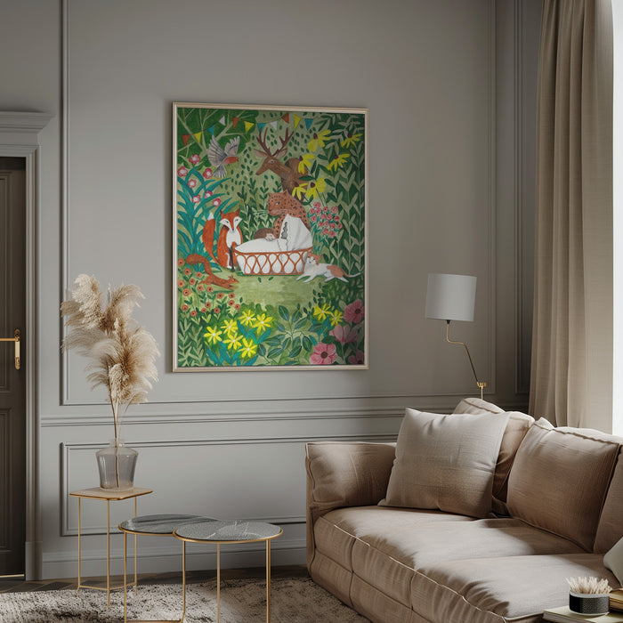 Welcome to the forest Framed Art Wall Decor