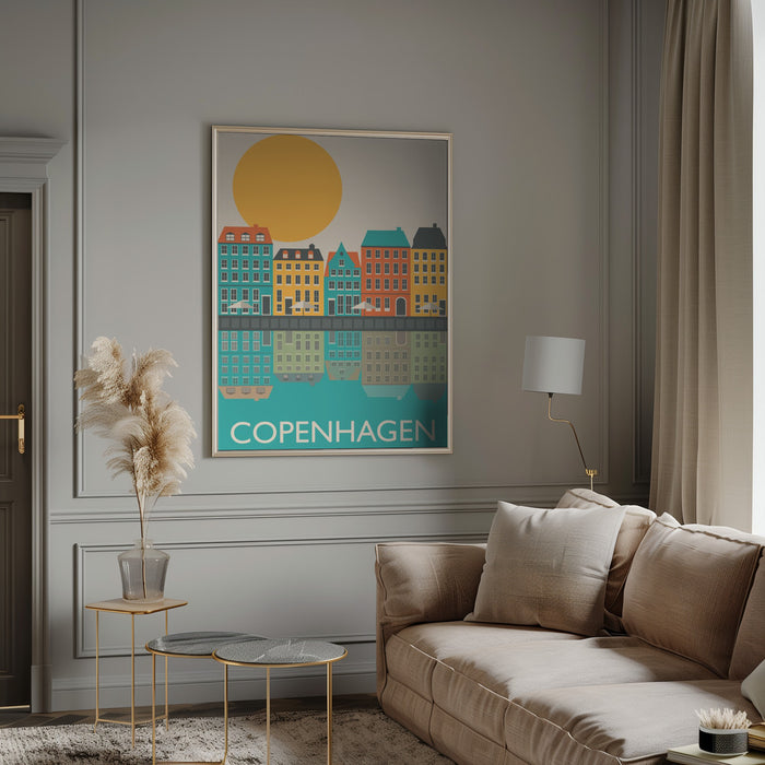 Copenhagen Framed Art Wall Decor