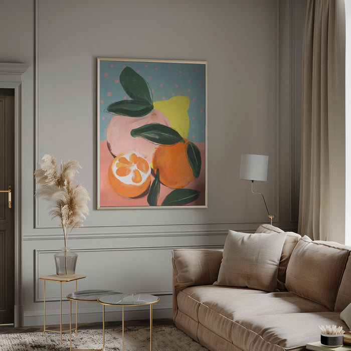 Fruity Summer No 2 Framed Art Modern Wall Decor