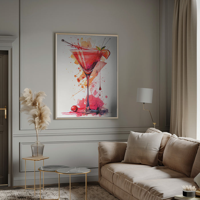 Drinks cocktail Framed Art Wall Decor