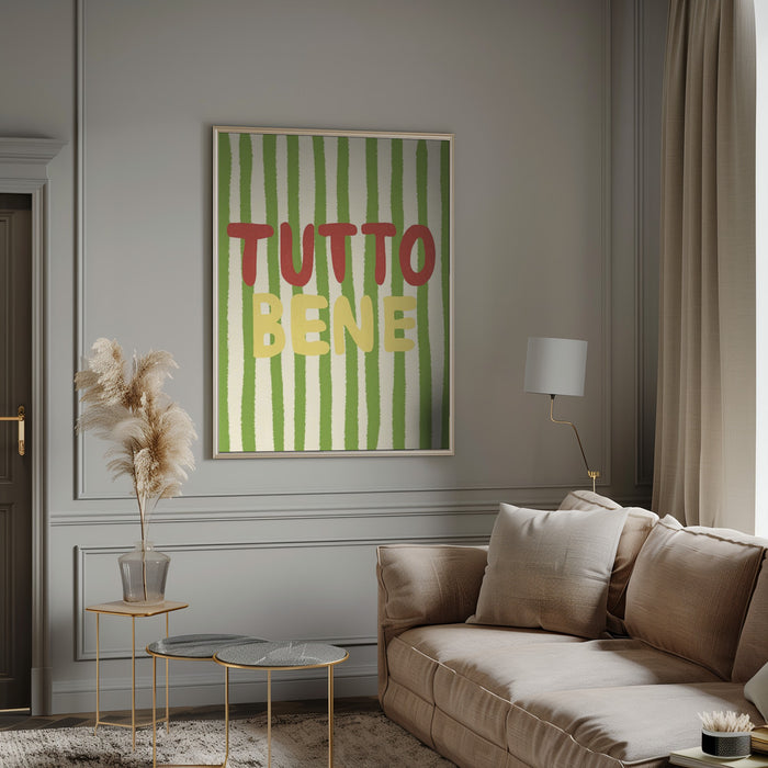 Tutto Bene Framed Art Modern Wall Decor