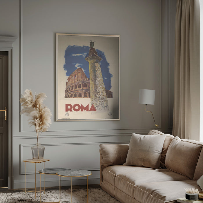 Roma Framed Art Modern Wall Decor