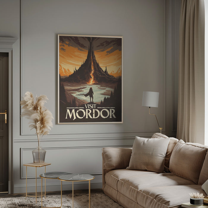 Visit Mordor Framed Art Wall Decor