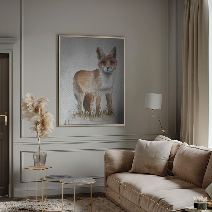 Fox Framed Art Wall Decor