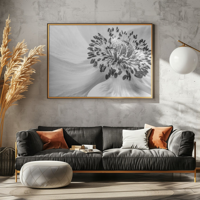 Anemone Landscape Framed Art